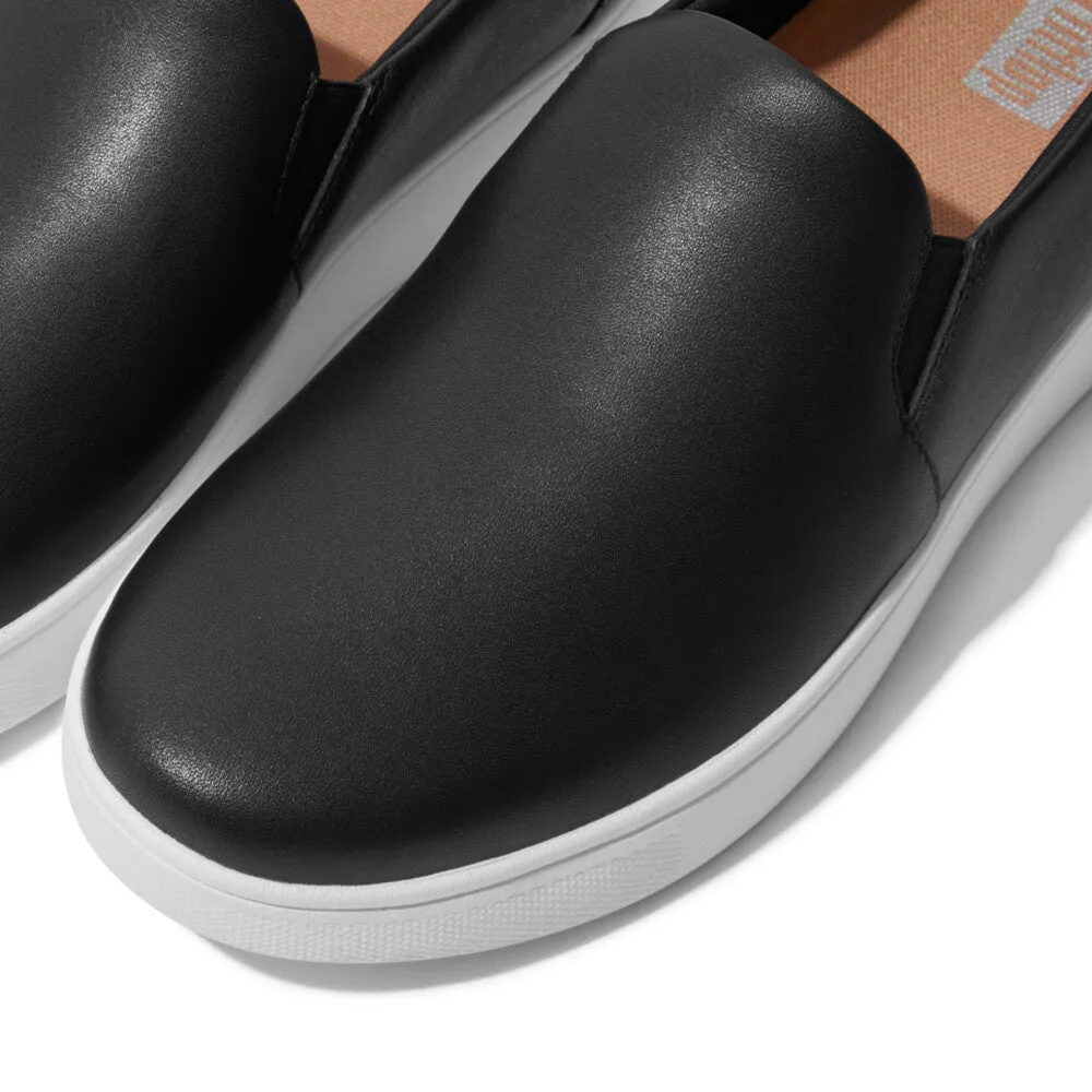 รองเท้าผ้าใบ ผู้หญิง รุ่น RALLY LEATHER SLIP-ON SKATE TRAINERS