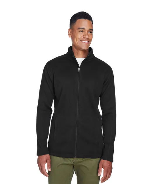 42. FMD* - Devon & Jones Men's Bristol Full-Zip Sweater Fleece Jacket