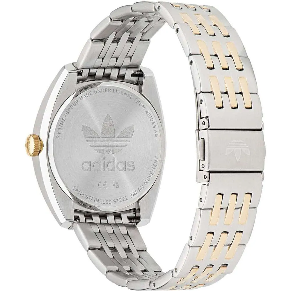 Adidas Edition One Two-Tone Stainless Steel Strap Men Watch AOFH23010