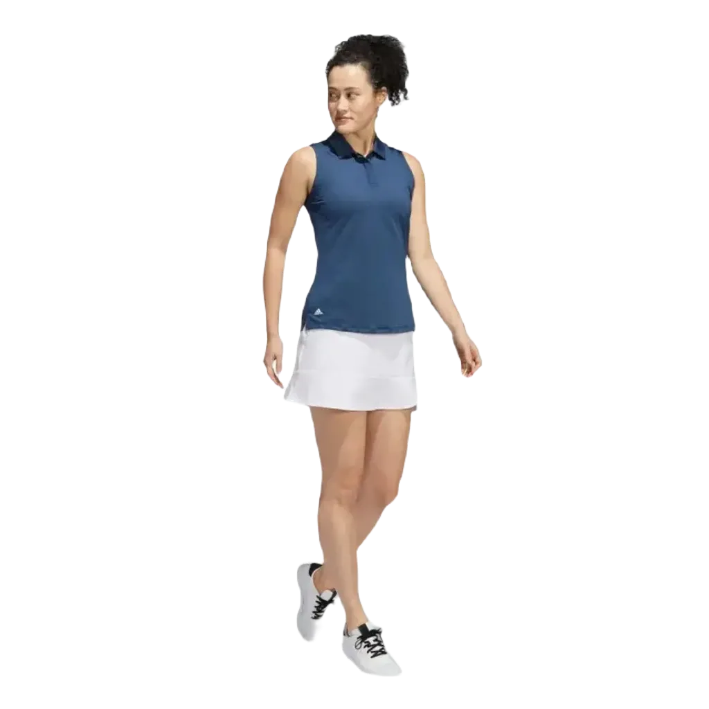 Adidas Ladies Frill Golf Skort - White