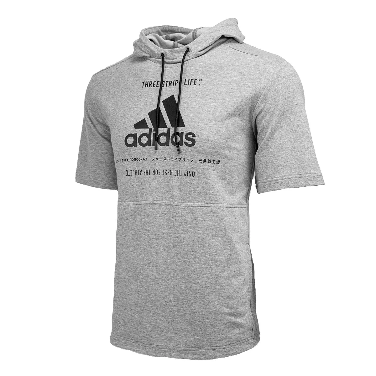 adidas Men's Post Game Short Sleeve Hoodie