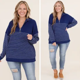 As It Was Pullover, Navy