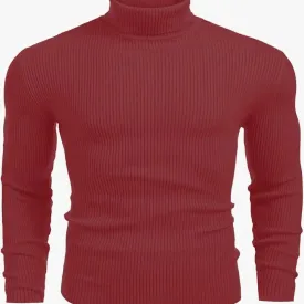 Basic Red High neck