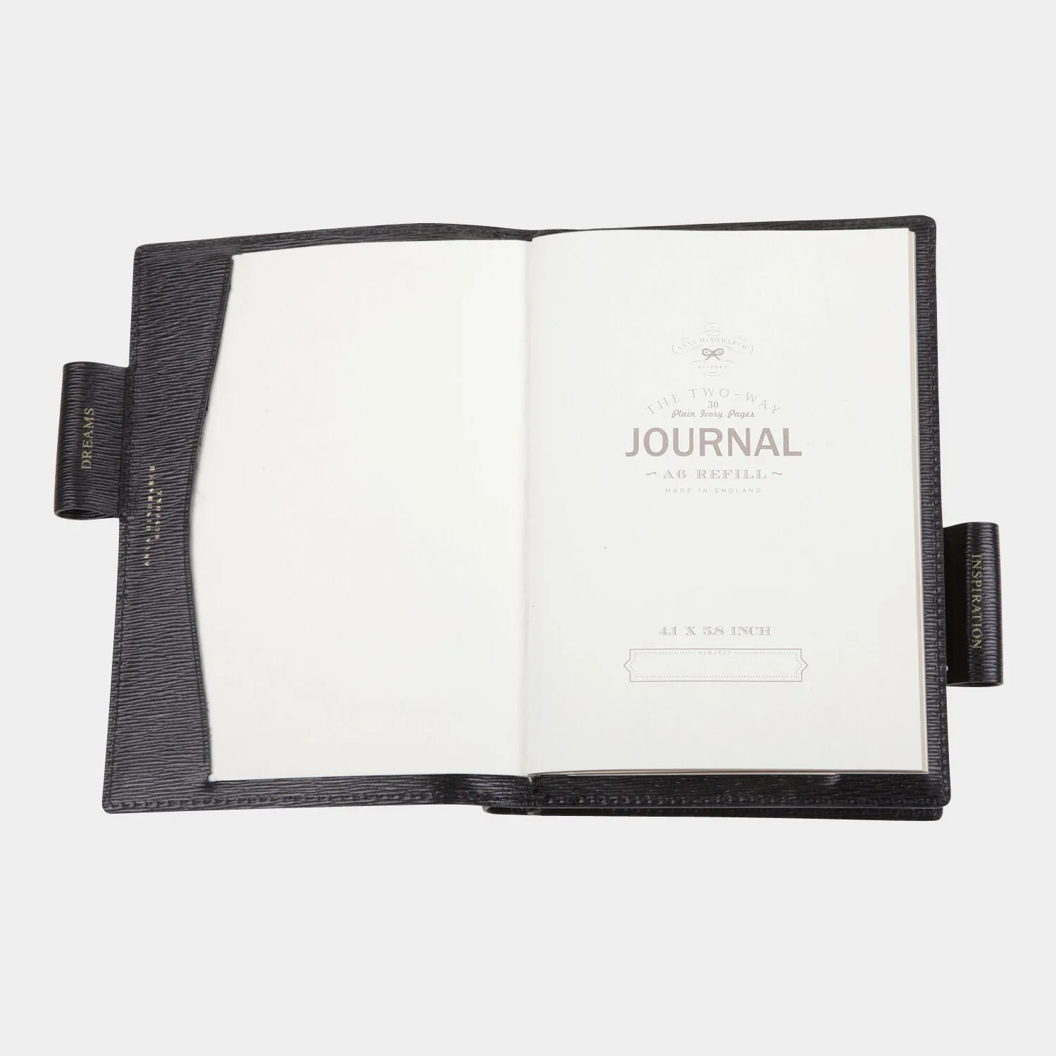 Bespoke A6 Two Way Journal