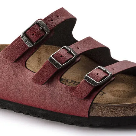 BIRKENSTOCK FLORIDA BIRKO-FLOR® FRESH PULL UPBORDEAUX - WOMENS