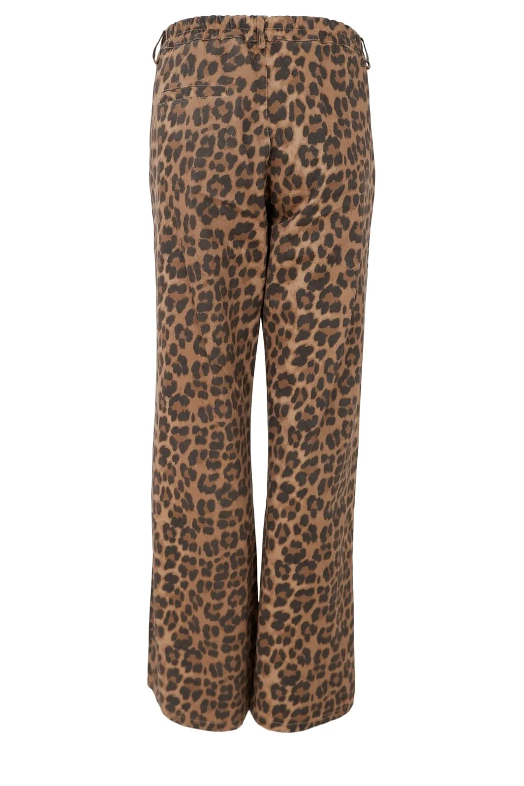 Black Colour - Bcabbie Box Stretch Pant - Leopard