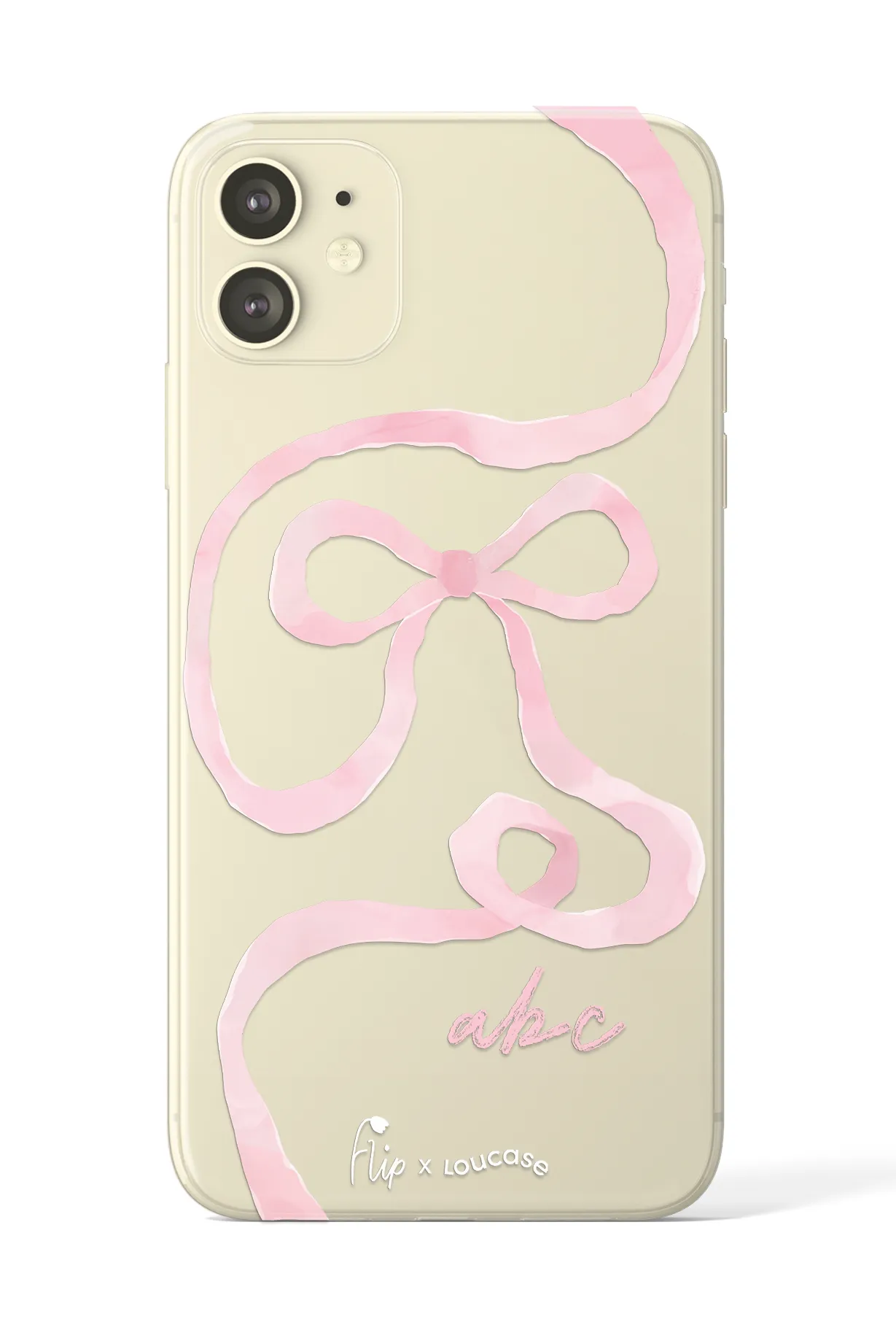 Bow Blush - KLEARLUX™ Limited Edition Flip x Loucase Phone Case | LOUCASE