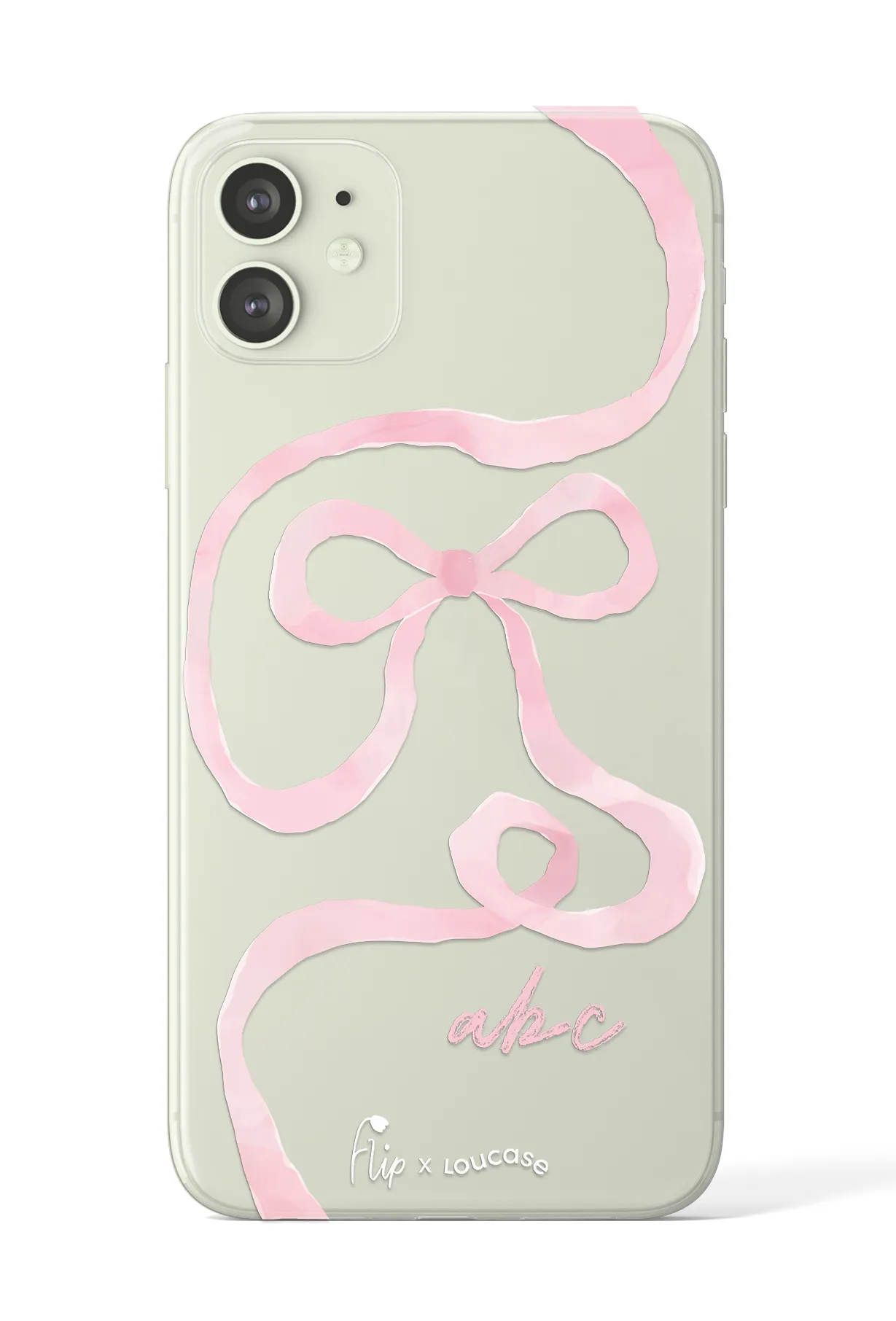 Bow Blush - KLEARLUX™ Limited Edition Flip x Loucase Phone Case | LOUCASE