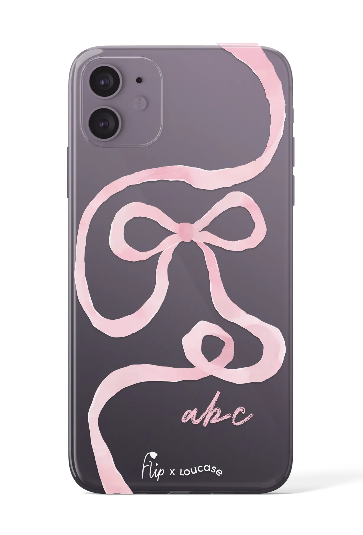 Bow Blush - KLEARLUX™ Limited Edition Flip x Loucase Phone Case | LOUCASE