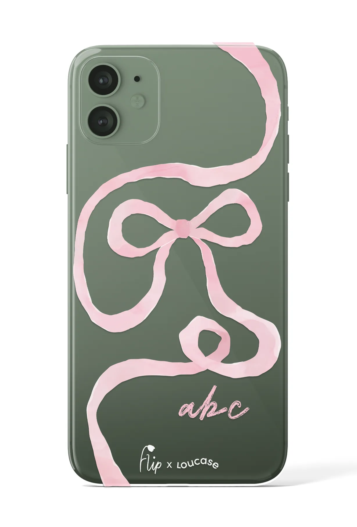 Bow Blush - KLEARLUX™ Limited Edition Flip x Loucase Phone Case | LOUCASE