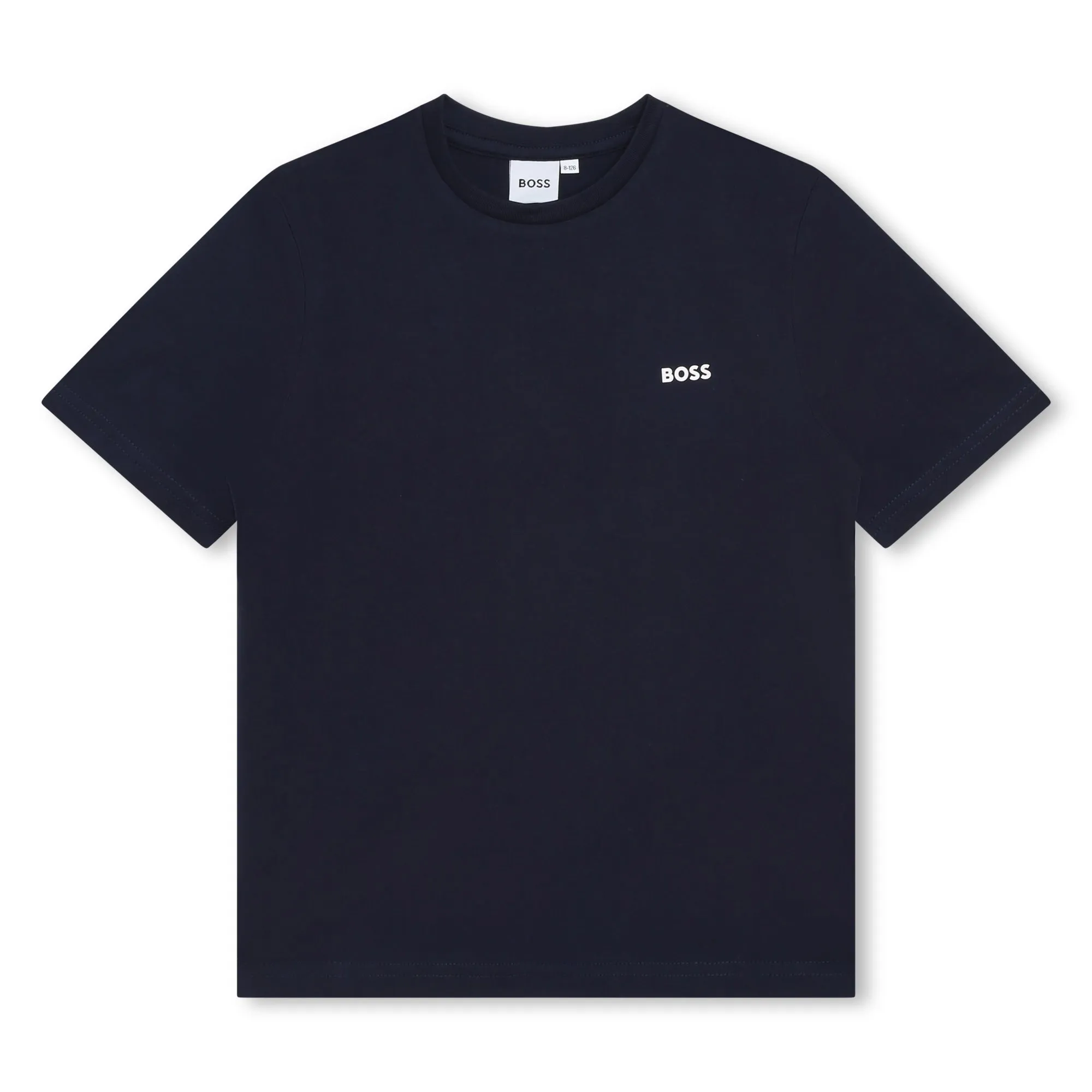 Boys Basic Navy T-Shirt w/Logo