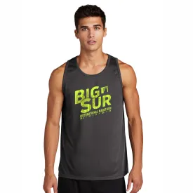 BSIM Men's Tech Tank -Iron Grey- Trees