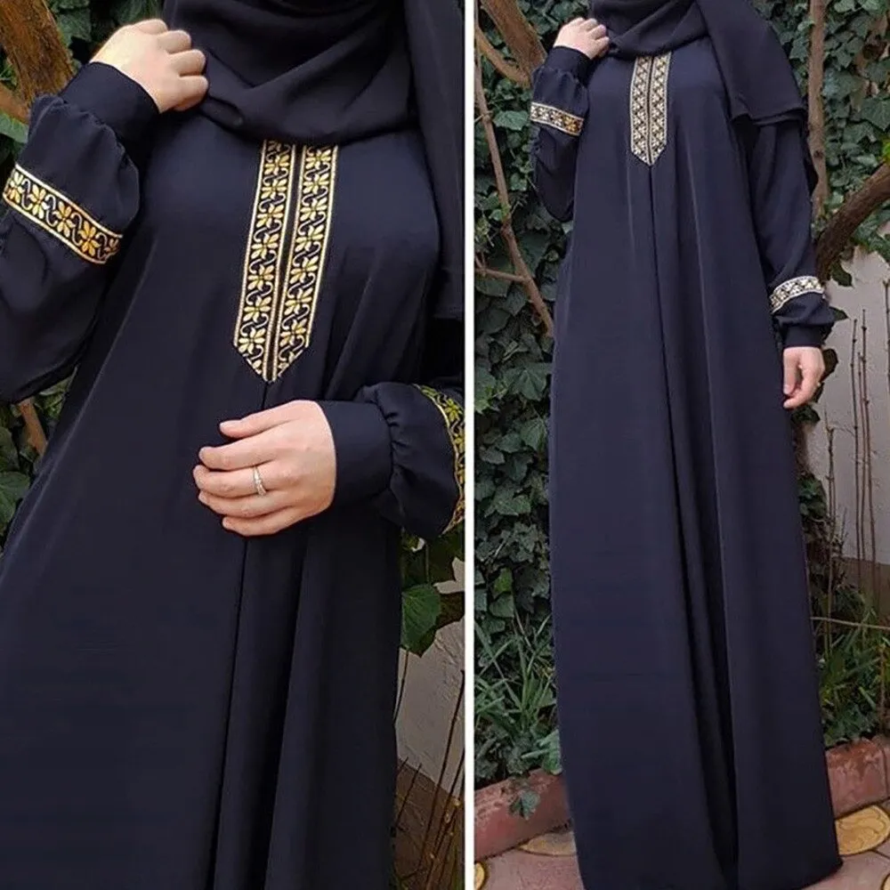 Casual Ramadan Kaftan Maxi Dress