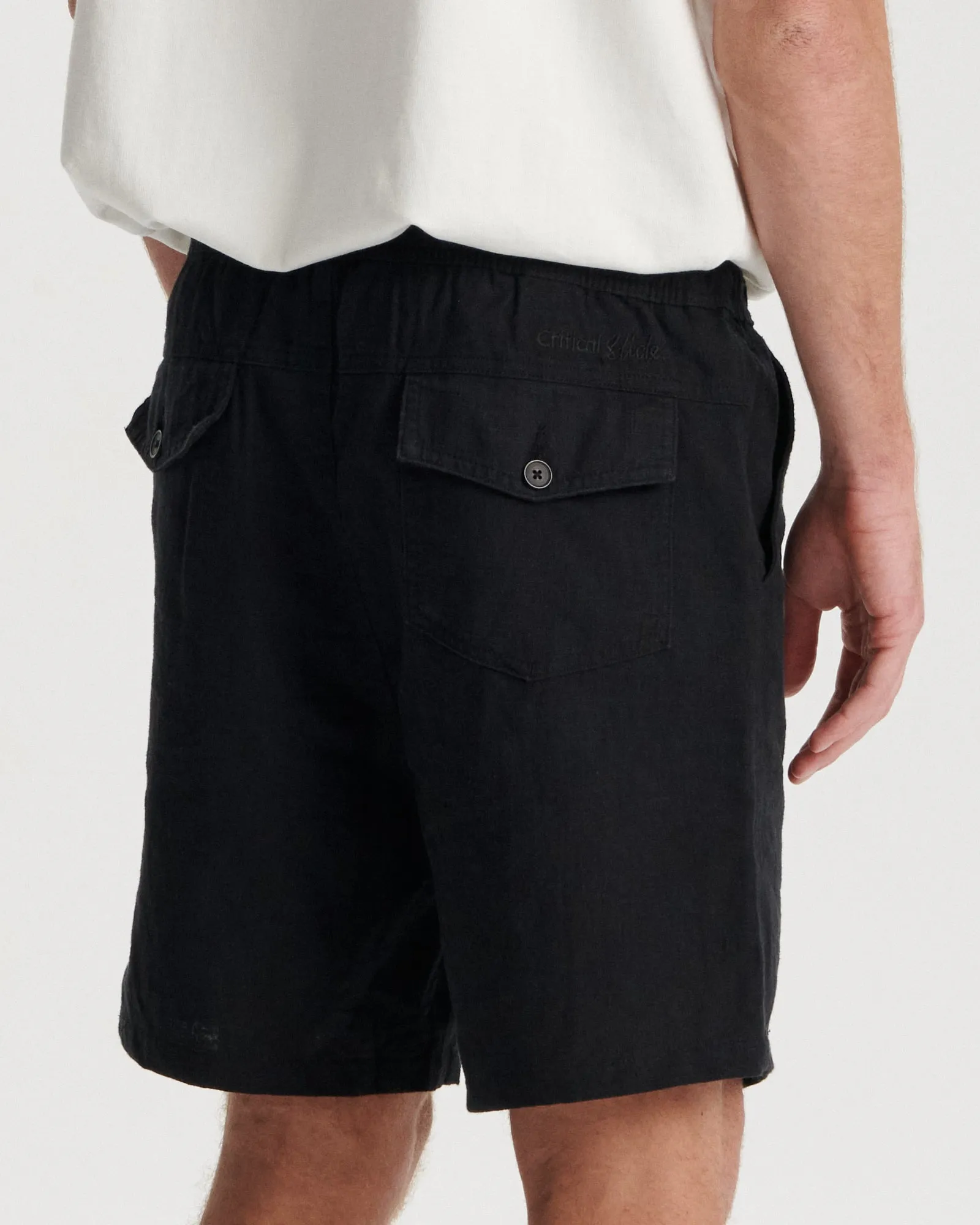 Cruiser Linen Short - Black