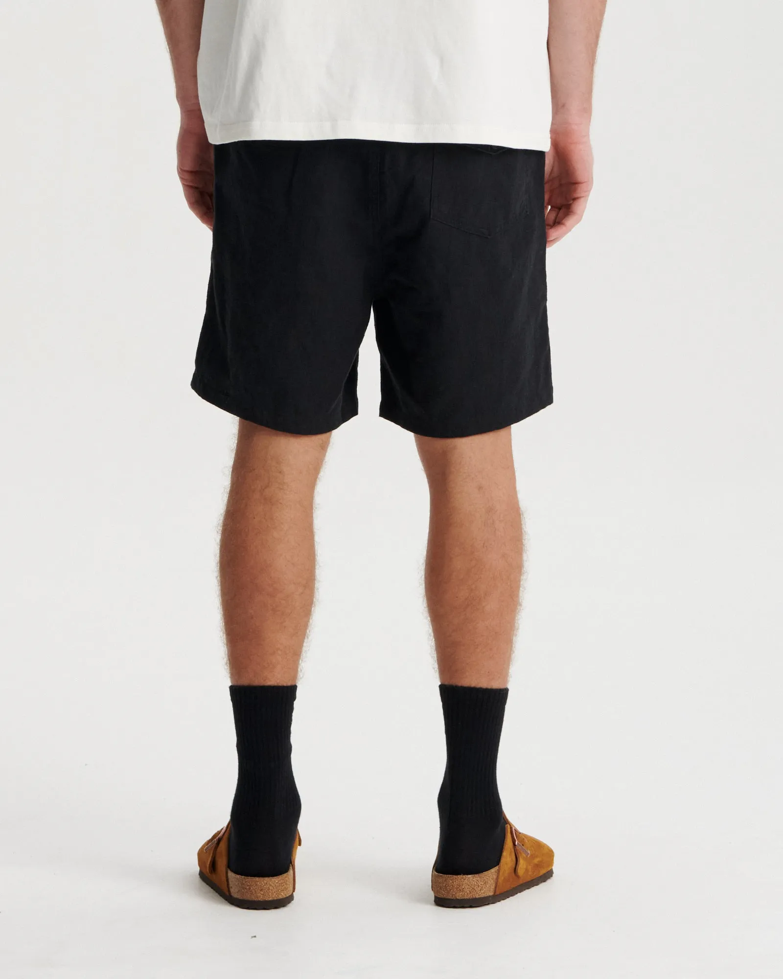 Cruiser Linen Short - Black