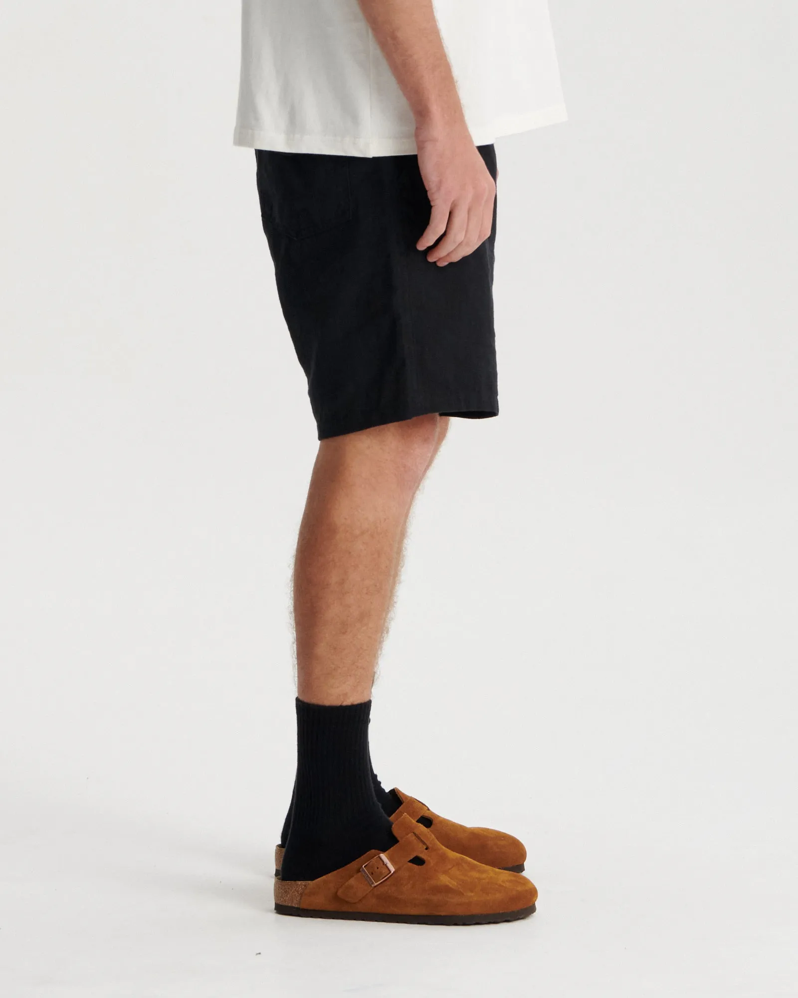 Cruiser Linen Short - Black