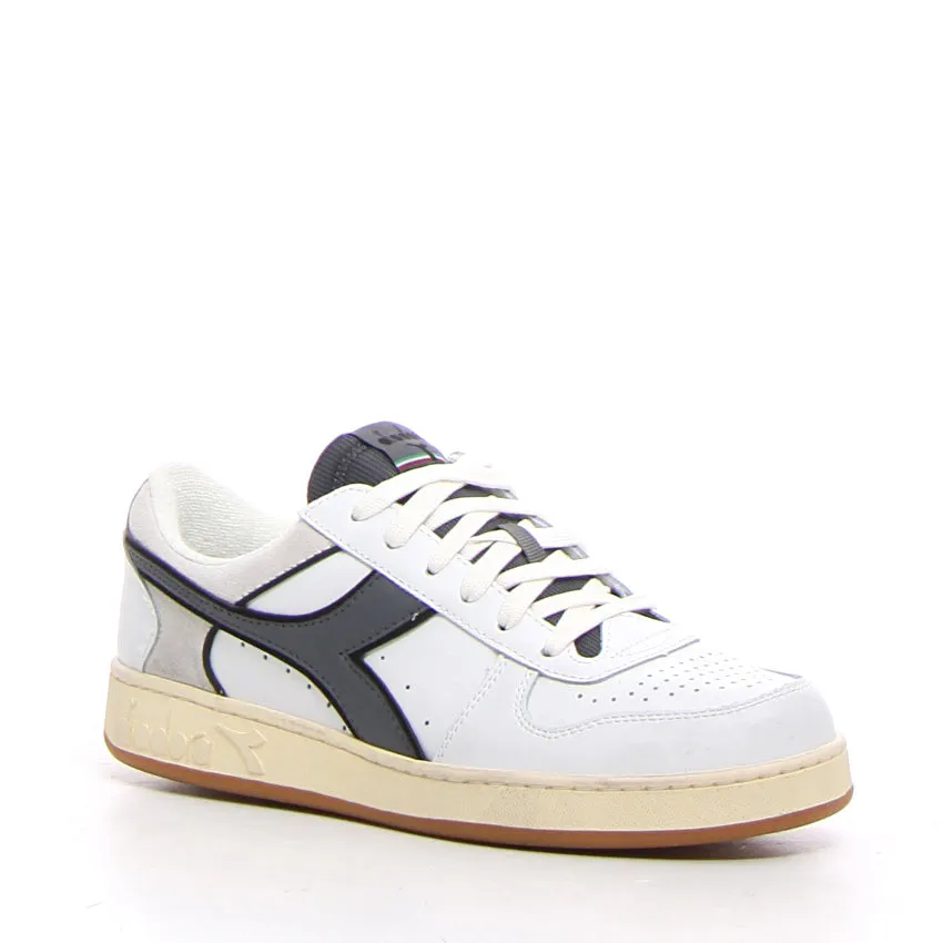 DIADORA SNEAKERS MAGIC BASKET LOW ICONA BIANCO-GRIGIO