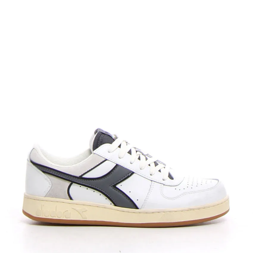 DIADORA SNEAKERS MAGIC BASKET LOW ICONA BIANCO-GRIGIO