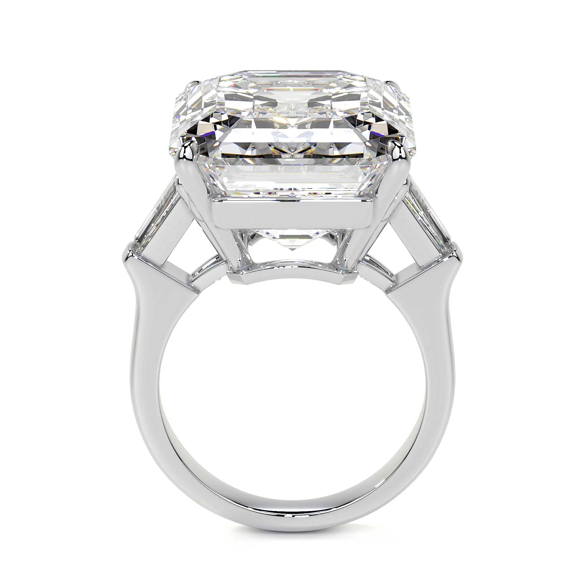 Emerald Cut Diamond Ring, 19 CT