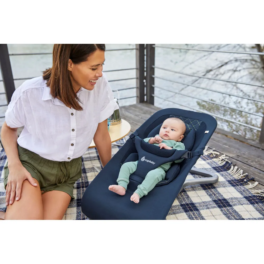 Ergobaby Evolve 3 in 1 Bouncer - Cool Blue