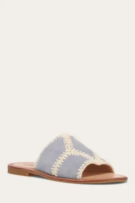 Frye Women's Ava Crochet Slide