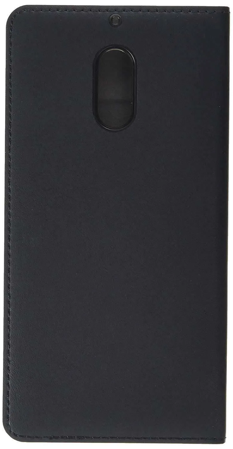 Genuine Nokia 6 Black Slim Flip Case Cover Wallet Pouch CP-301