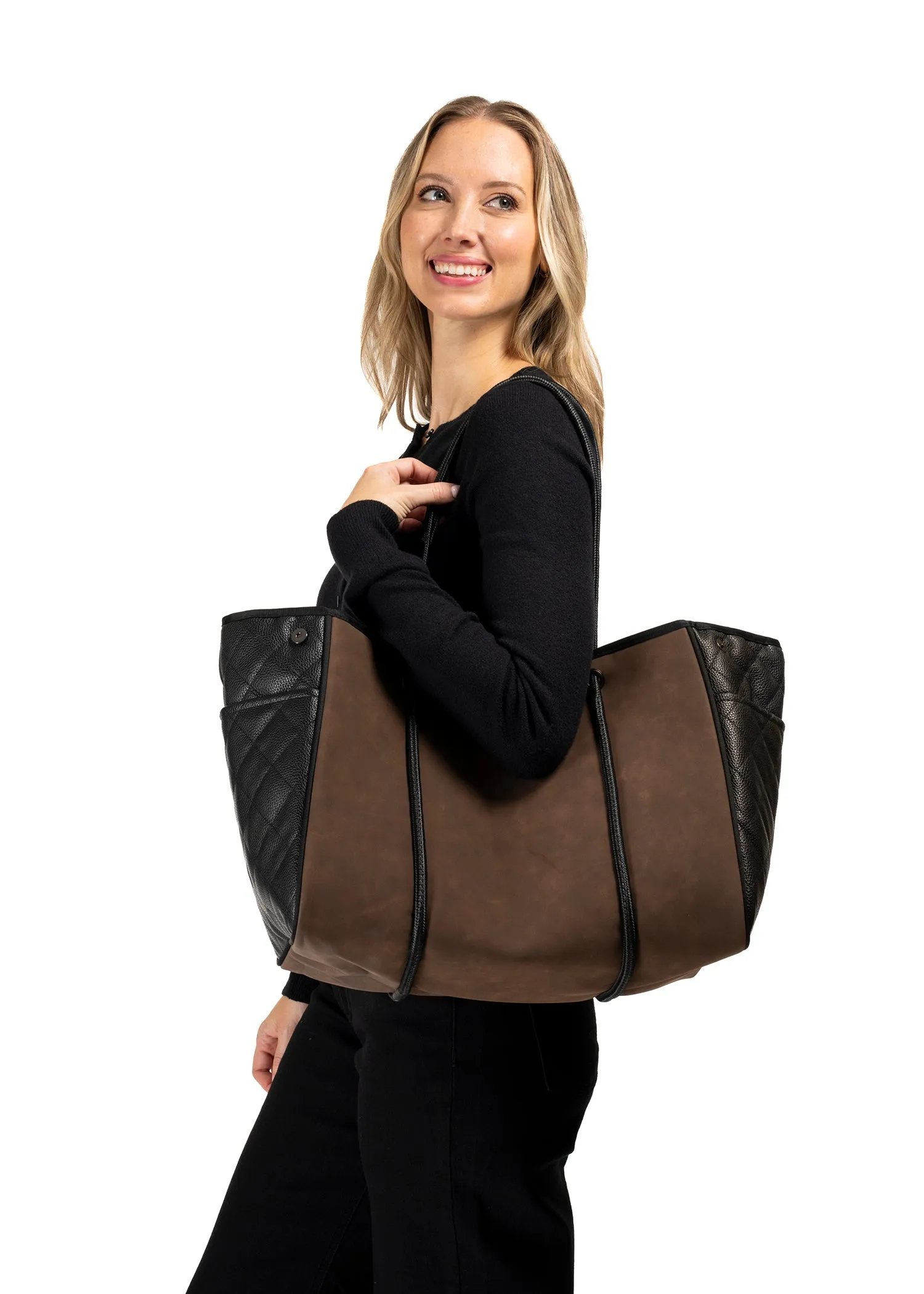 Greyson Espresso Neoprene Tote