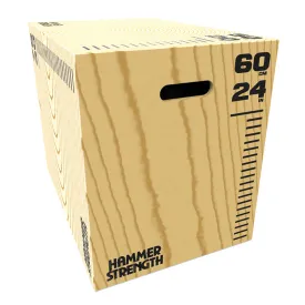 Hammer Strength 3-in-1 Wood Plyo Box