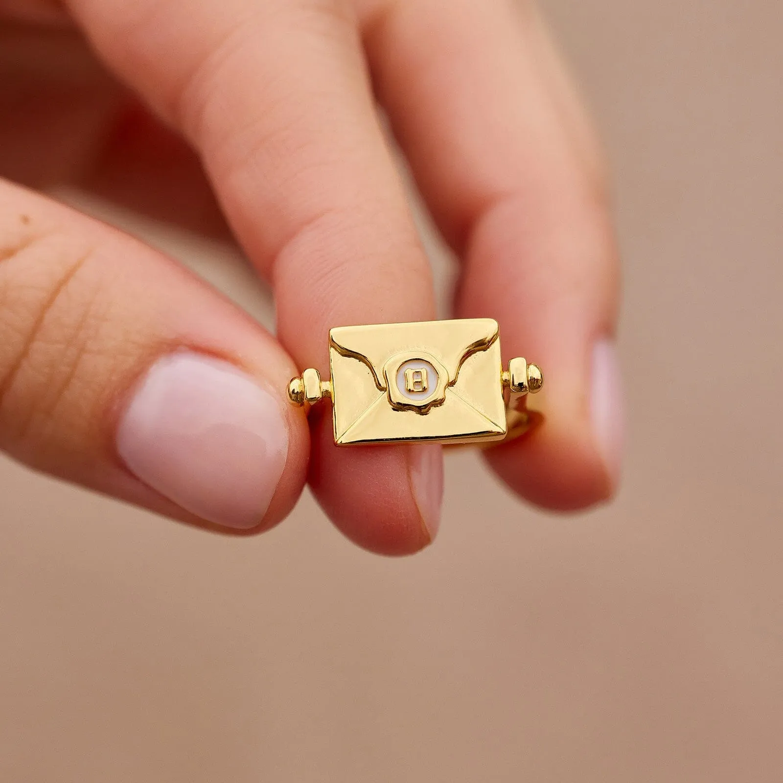 Hogwarts™ Letter Flip Ring