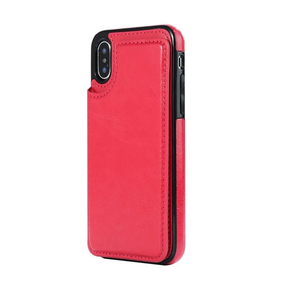 iphone Retro Flip PU Leather Case Various Models