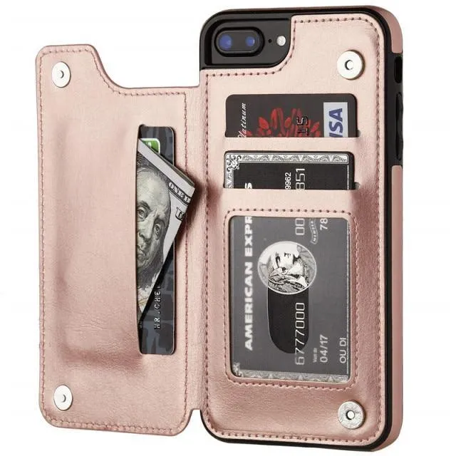 iphone Retro Flip PU Leather Case Various Models