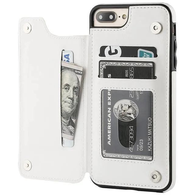 iphone Retro Flip PU Leather Case Various Models