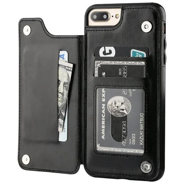 iphone Retro Flip PU Leather Case Various Models