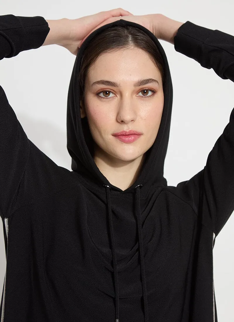 Julia Stretch Crepe Hoodie