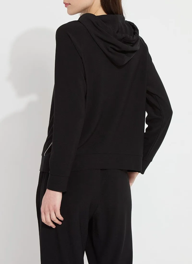 Julia Stretch Crepe Hoodie