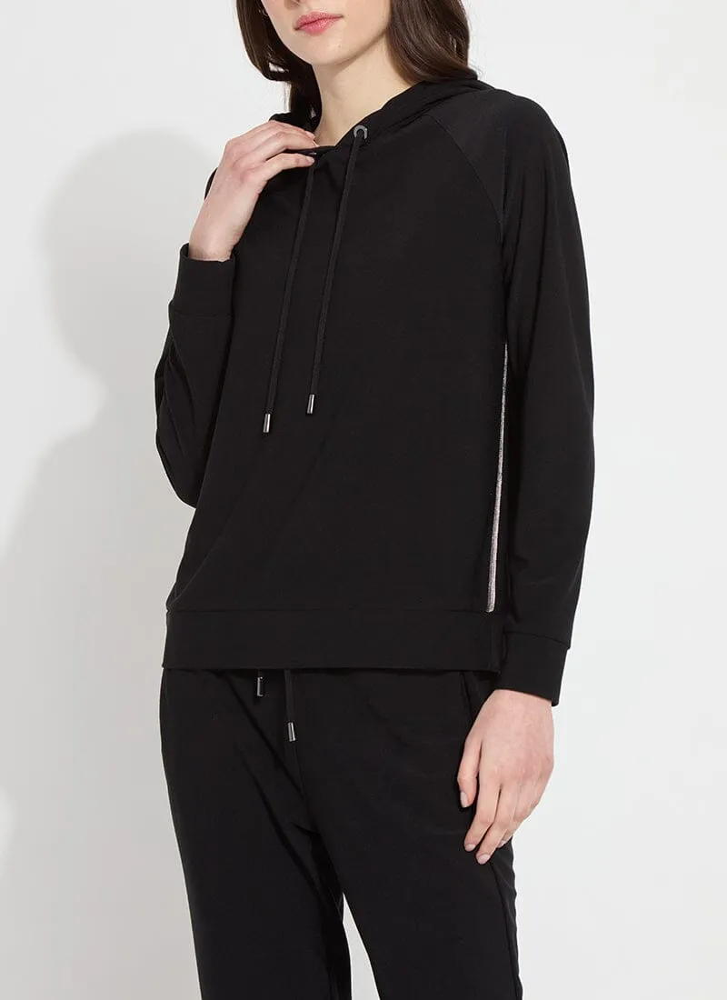 Julia Stretch Crepe Hoodie