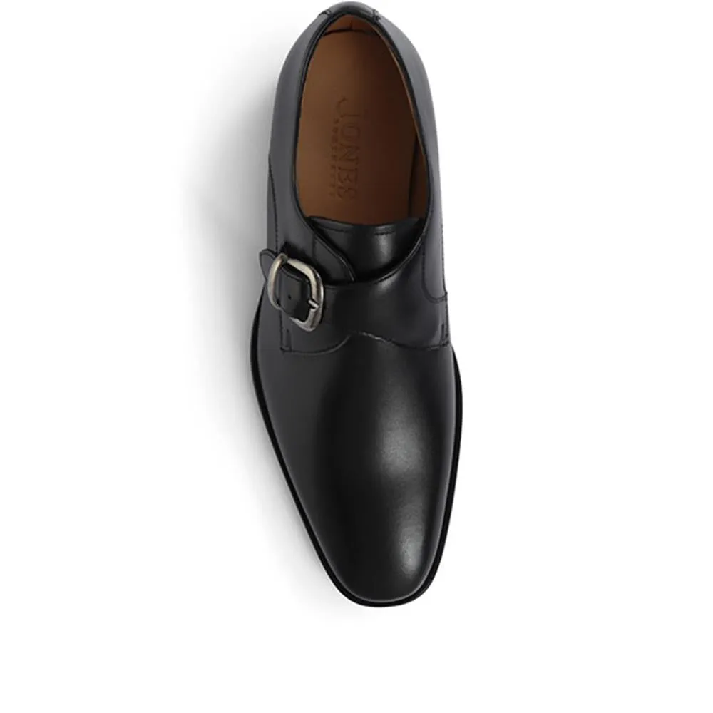 Justin Leather Single Strap Monk Shoes - JUSTIN / 318 901