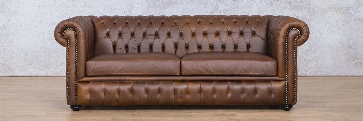 Kingston 3 Seater Leather Sofa