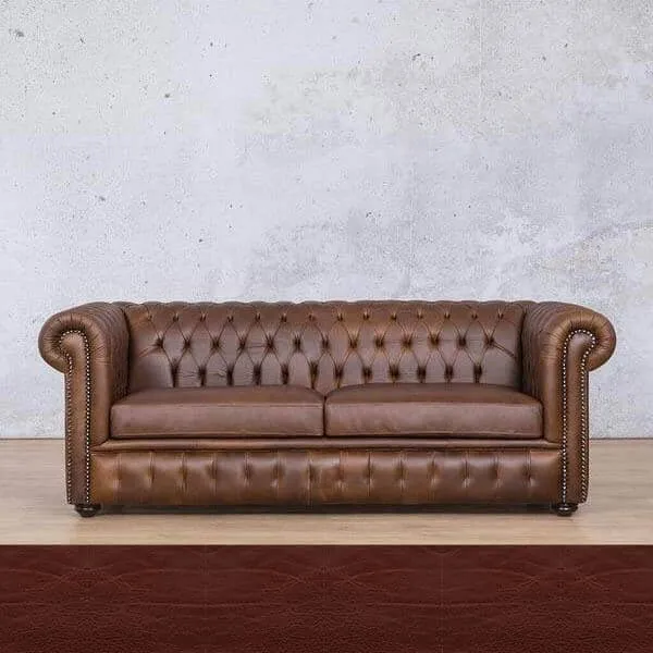 Kingston 3 Seater Leather Sofa