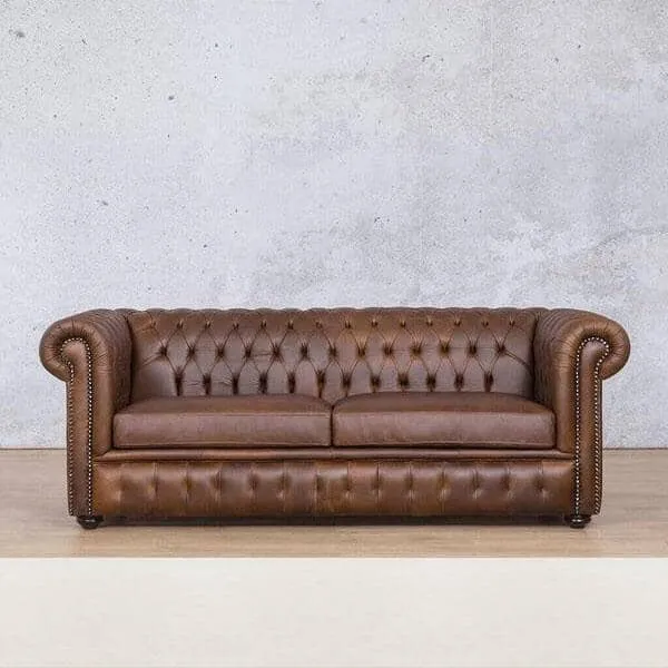 Kingston 3 Seater Leather Sofa