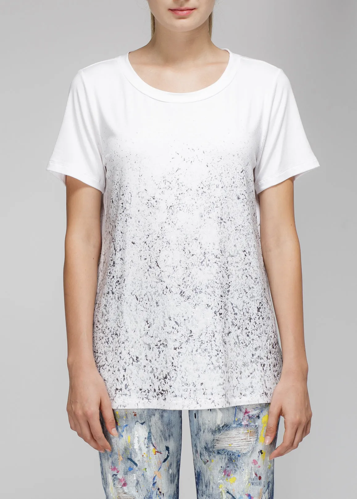 Konus Women's Short Sleeve Splatter Tee