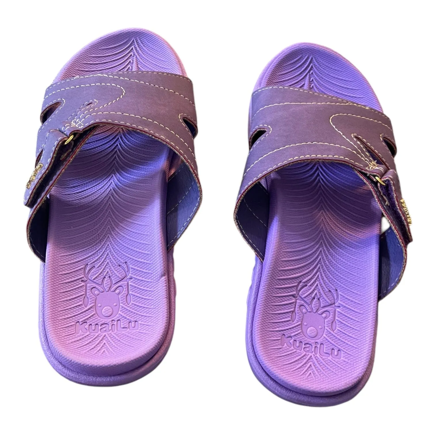 KuaiLu Purple Orthotic Arch Slide Sandals Size 36/6