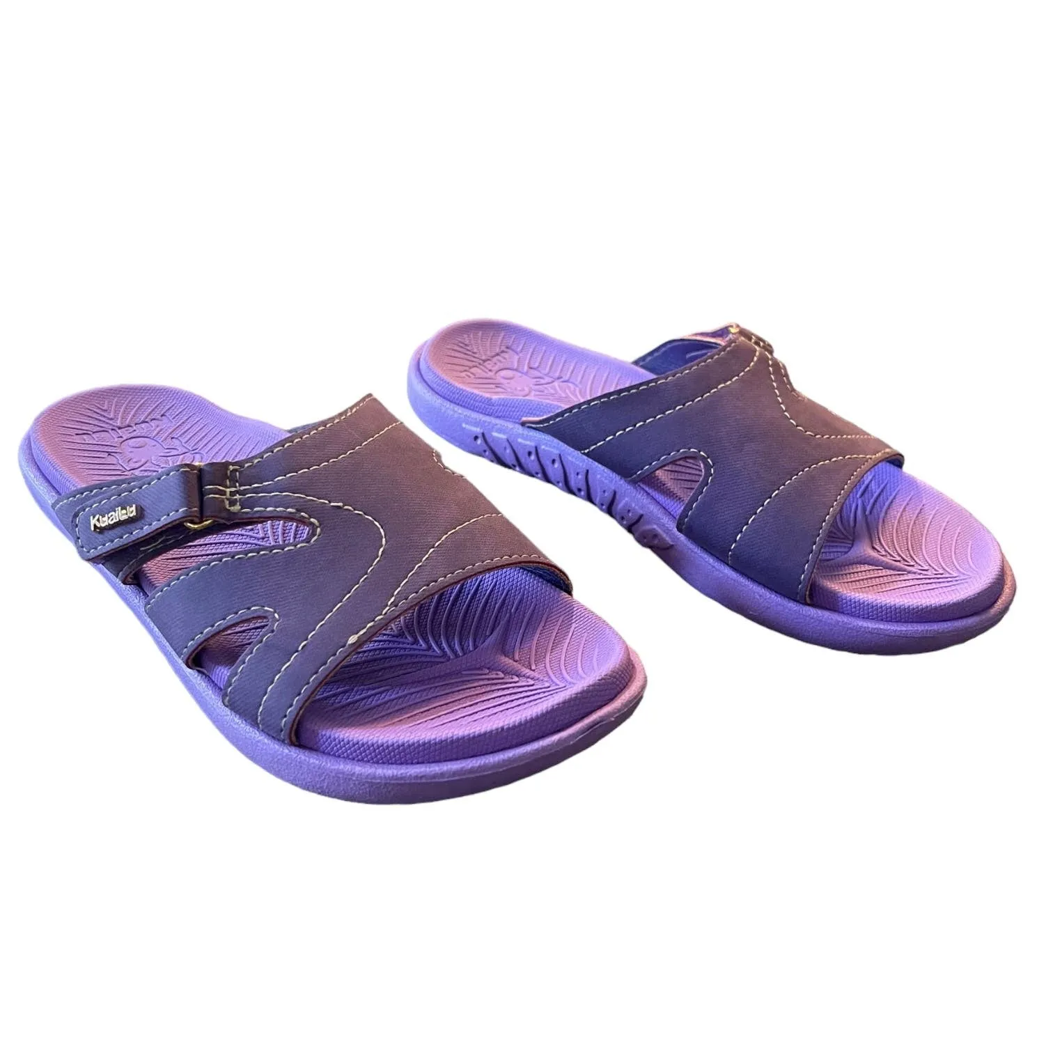 KuaiLu Purple Orthotic Arch Slide Sandals Size 36/6