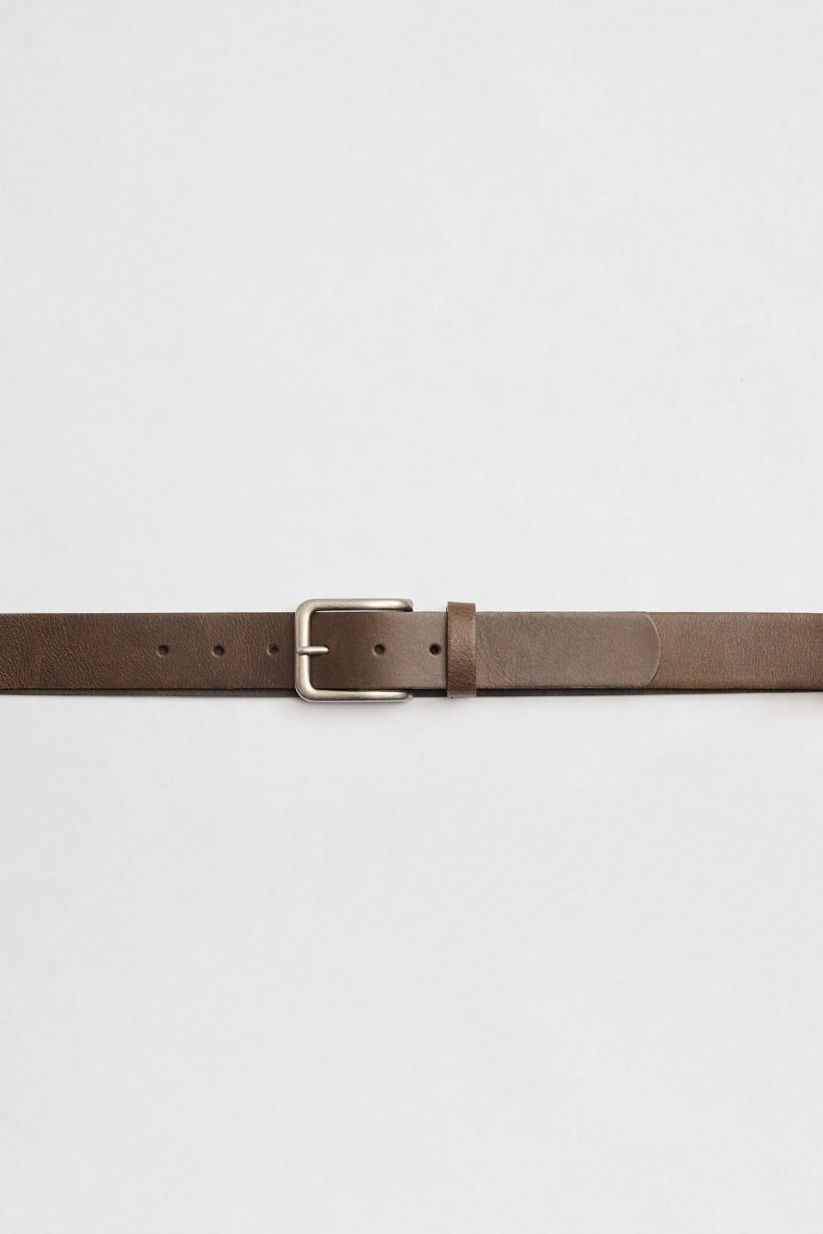 Leather belt