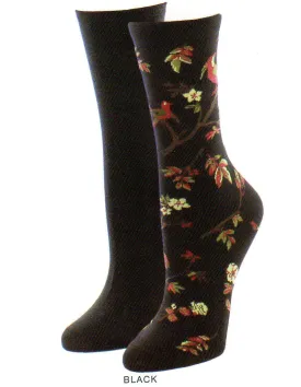 Me Moi Exotic Birds Socks 2 Pair Pack