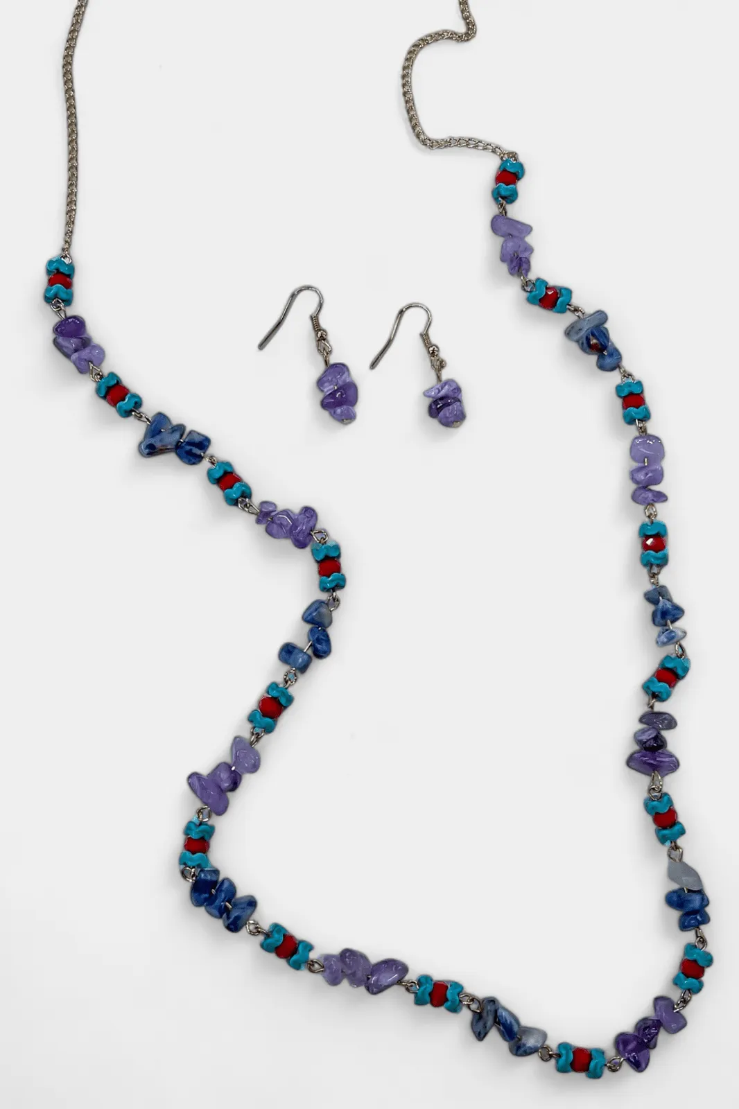 Mix Bead Long Necklace Set