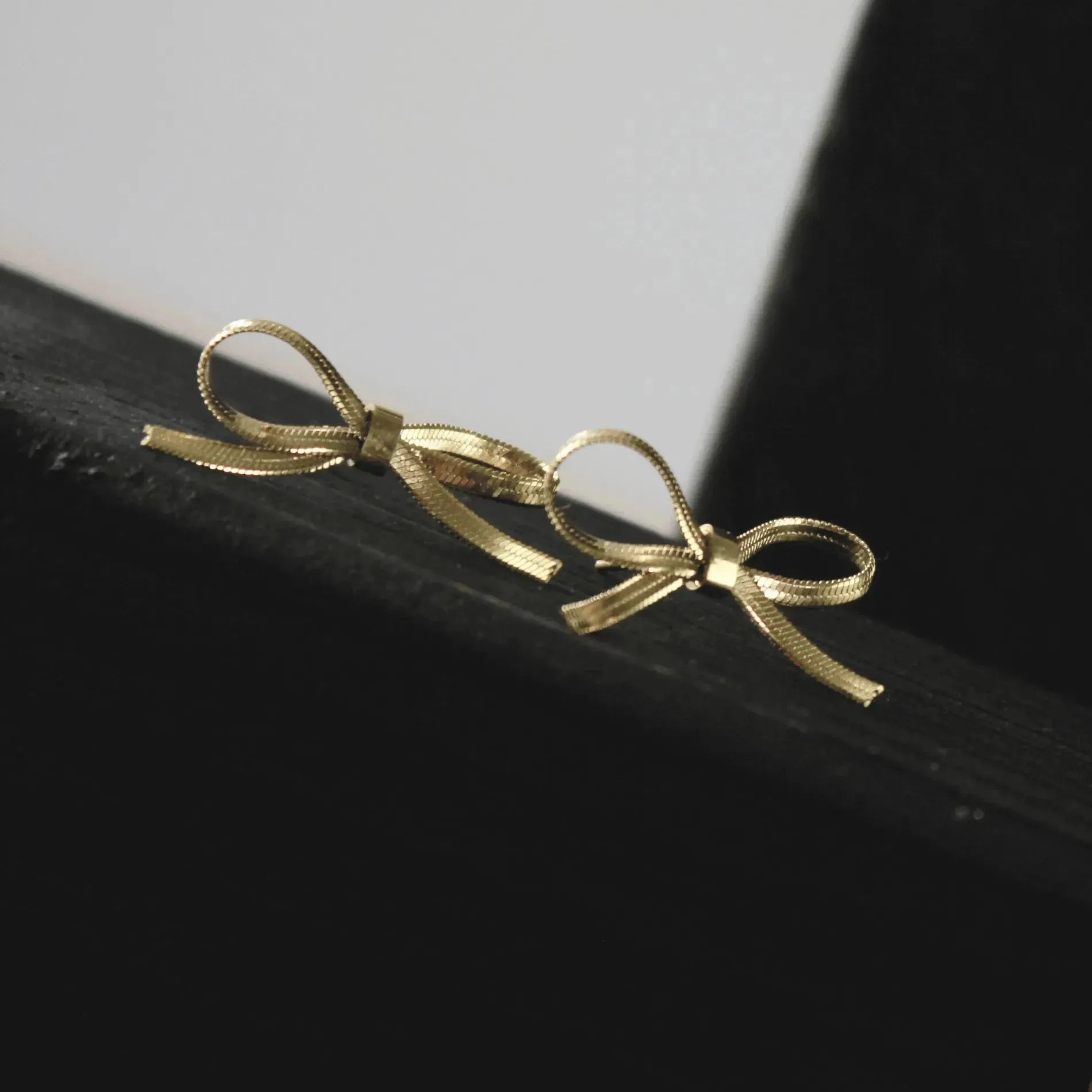 Passion Waterproof Bow Earring 18K Gold Plating