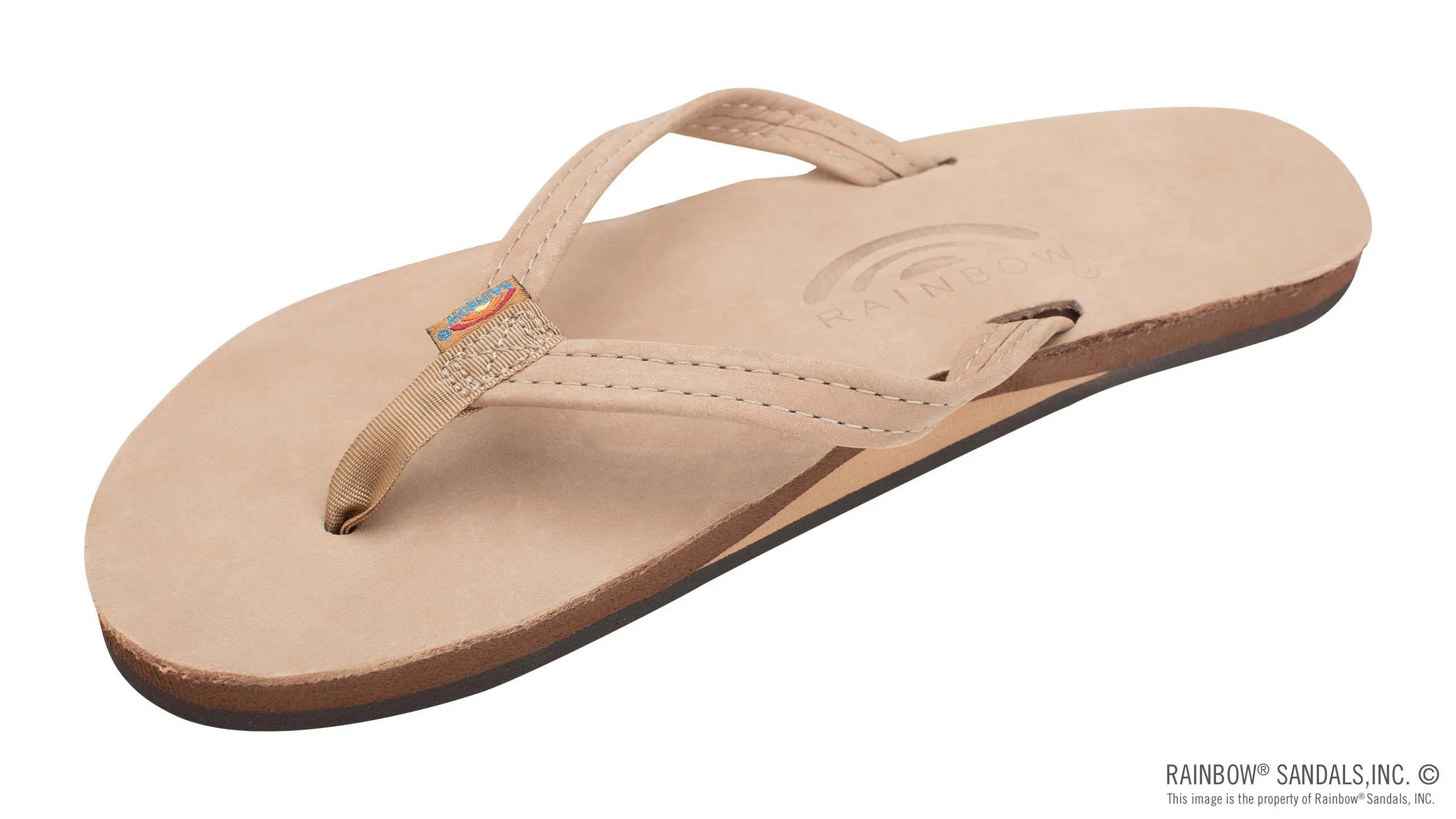 Rainbow Sandals Women's - Single Layer - 1/2" Strap - Sierra Brown