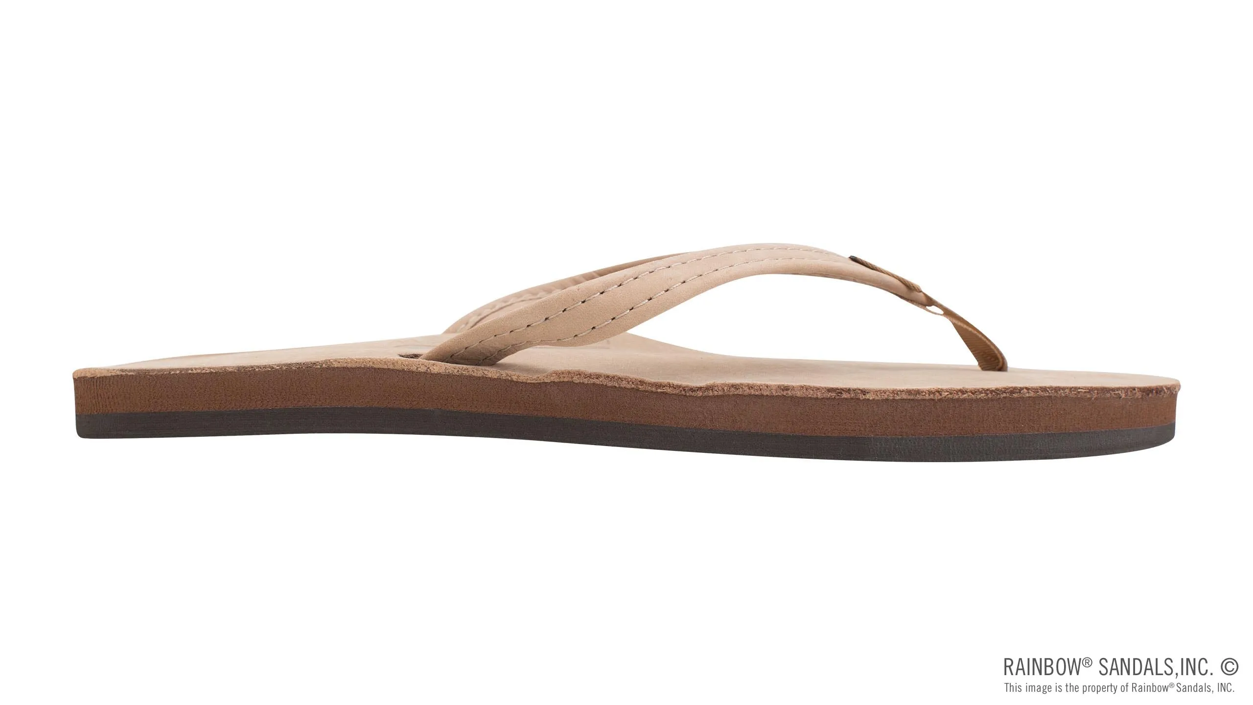 Rainbow Sandals Women's - Single Layer - 1/2" Strap - Sierra Brown