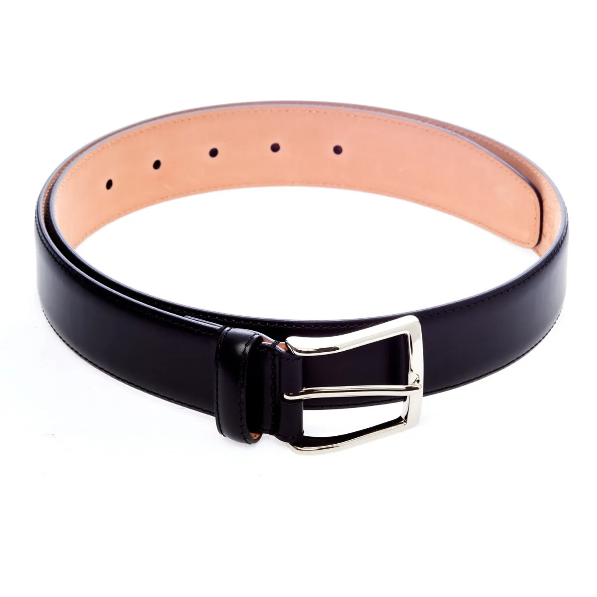 Sovereign Grade Black Calfskin Dress Belt